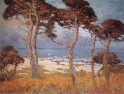 Marry DeNeale Morgan Cypress at Monterey oil painting artist